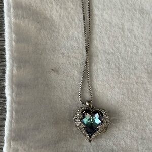 Necklace with heart pendant, 20” chain